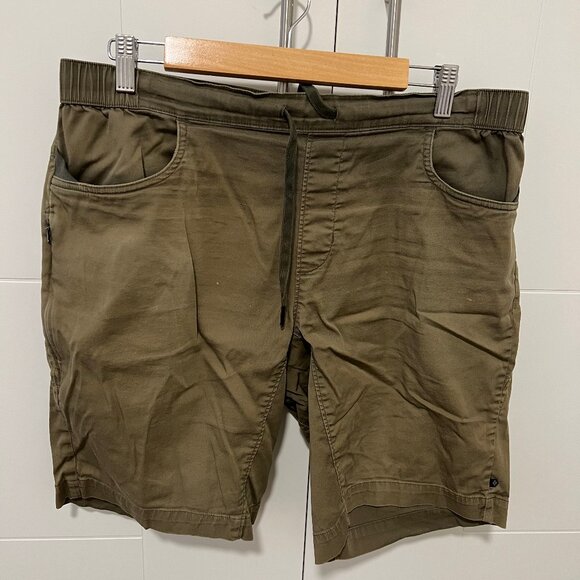 Black Diamond Shorts  - Green  - 98% Cotton 2% Elastane - Picture 1 of 6
